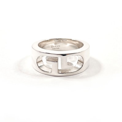 グッチ リング・指輪 ダブルG ロゴ シルバー