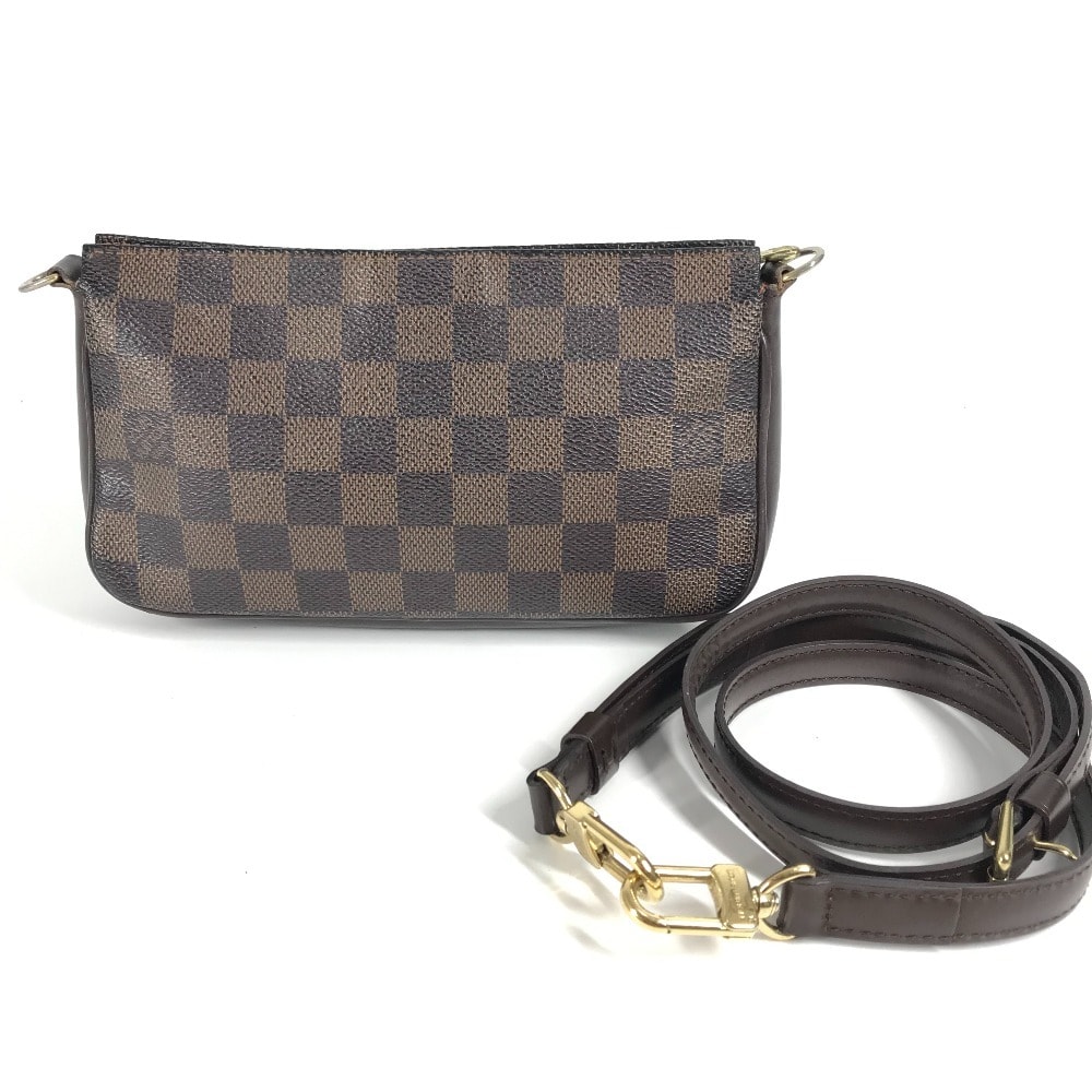 ルイヴィトン LOUIS VUITTON ナヴォナ N51983 ダミエ 斜め掛け カバン ポシェット ショルダーバッグ ダミエキャンバス エベヌ ブラウン