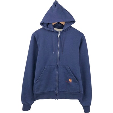古着 80~90年代 カーハート Carhartt スウェットフルジップパーカー メンズM相当 ヴィンテージ/eaa664045