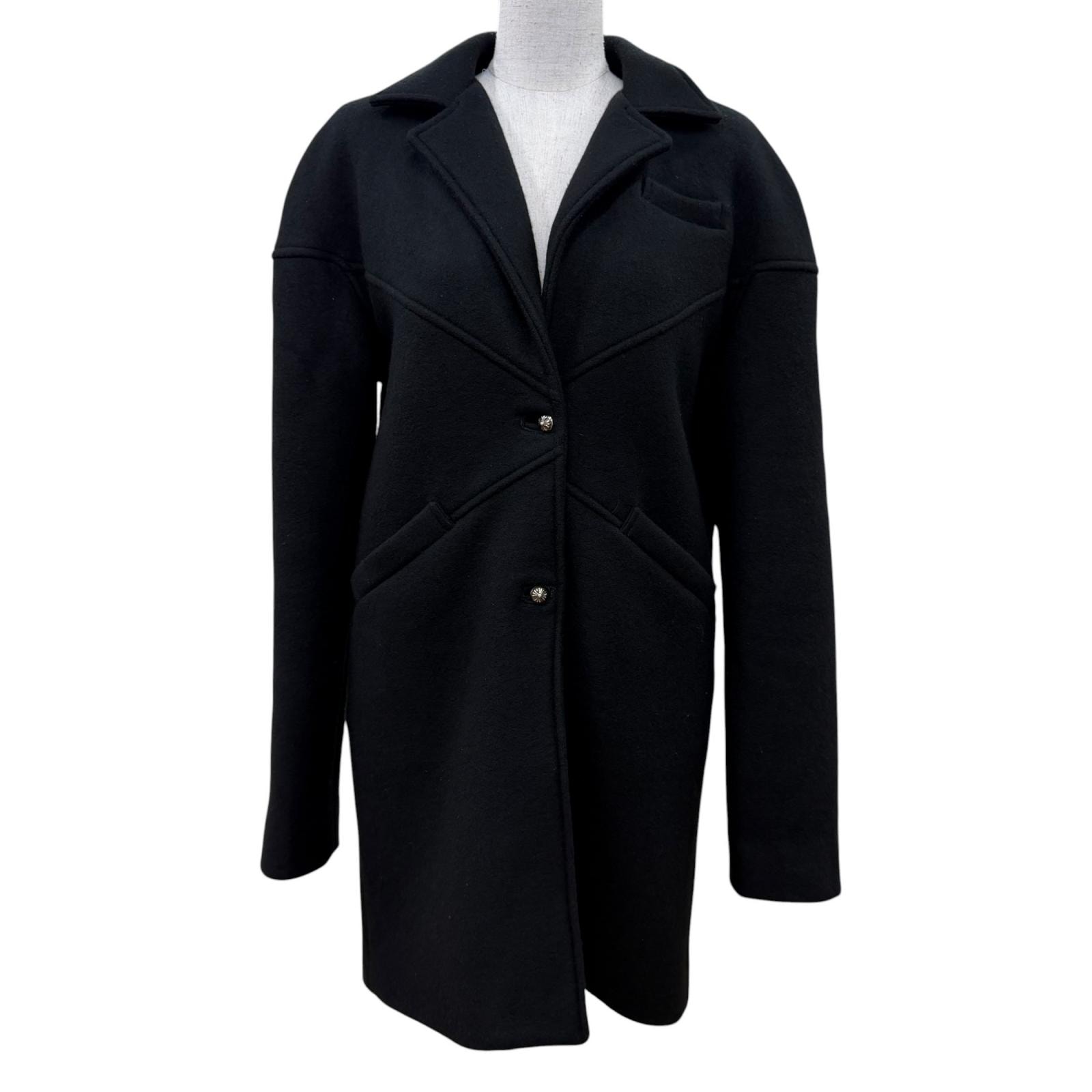 Chrome Hearts Cashmere Coat "Black"
