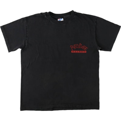 古着 90~00年代 ヘインズ Hanes BEEFY-T モーターサイクル バイクTシャツ USA製 メンズL相当 ヴィンテージ/eaa636232