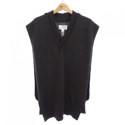 Maison Margiela Layered Knit Vest "Dark Green/Walnut"