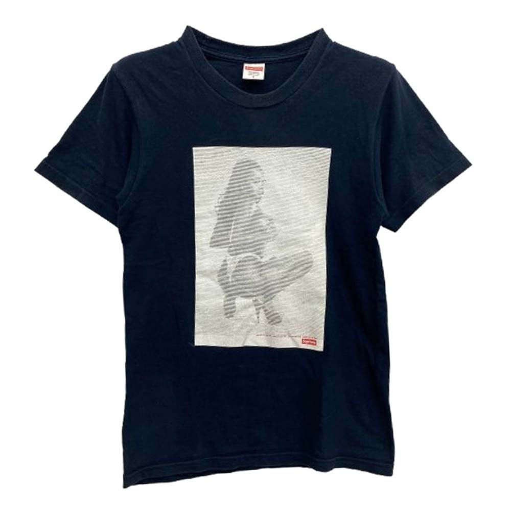 Supreme シュプリーム Tシャツ 17ss Digi tee デジ テリーリチャードソン プリントフォト 半袖 Tシャツ ネイビー系 S【中古】