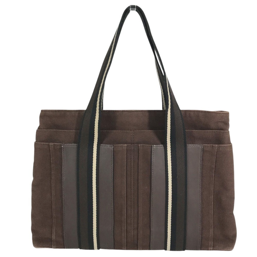 エルメス HERMES トロカホリゾンタルMM トートバッグ カバン 肩掛け バッグ キャンバス トート ショルダーバッグ キャンバス ブラウン