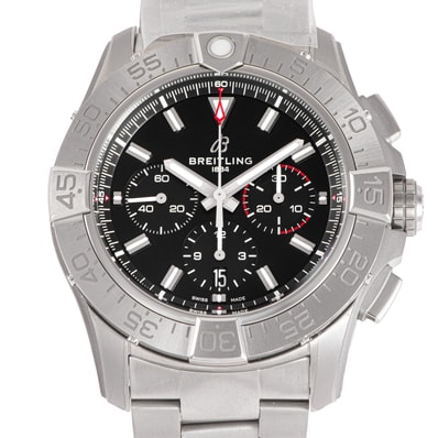 【新品】BREITLING ブライトリング スーパー アベンジャー B01 クロノグラフ 46 EB0148101B1E1 保証書2026年 チタン【中古】
