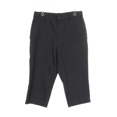 ブラックコムデギャルソン BLACK COMME des GARCONS クロップド パンツ 衣料品 ボトムス ポリエステル メンズ ブラック系 1H-P009 【中古】