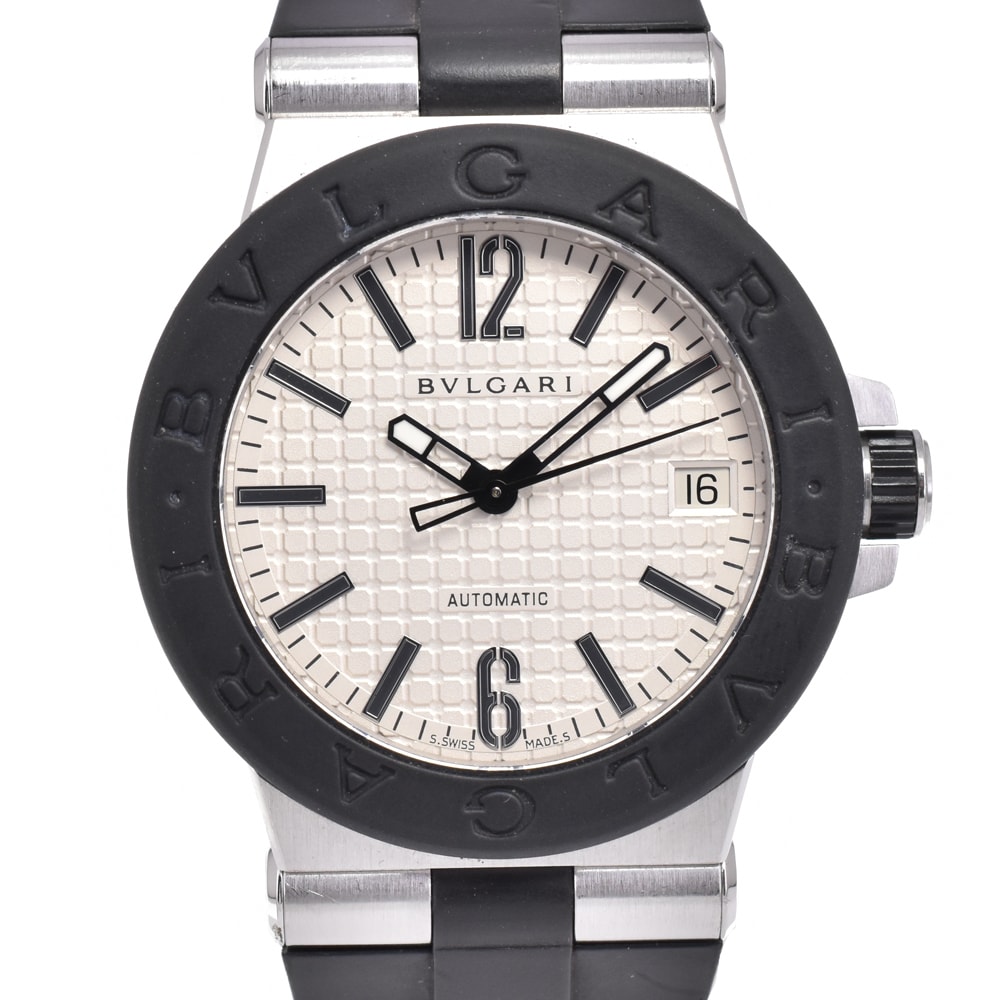 ブルガリ BVLGARI DG35S ディアゴノ デイト 自動巻き メンズ 良品 A#146459