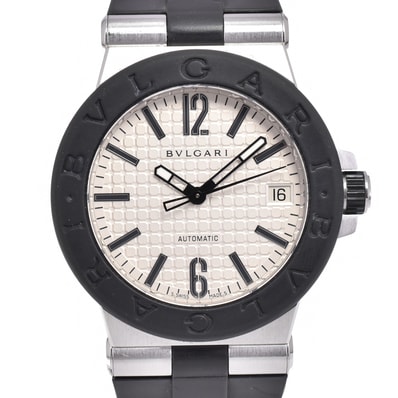 ブルガリ BVLGARI DG35S ディアゴノ デイト 自動巻き メンズ 良品 A#146459