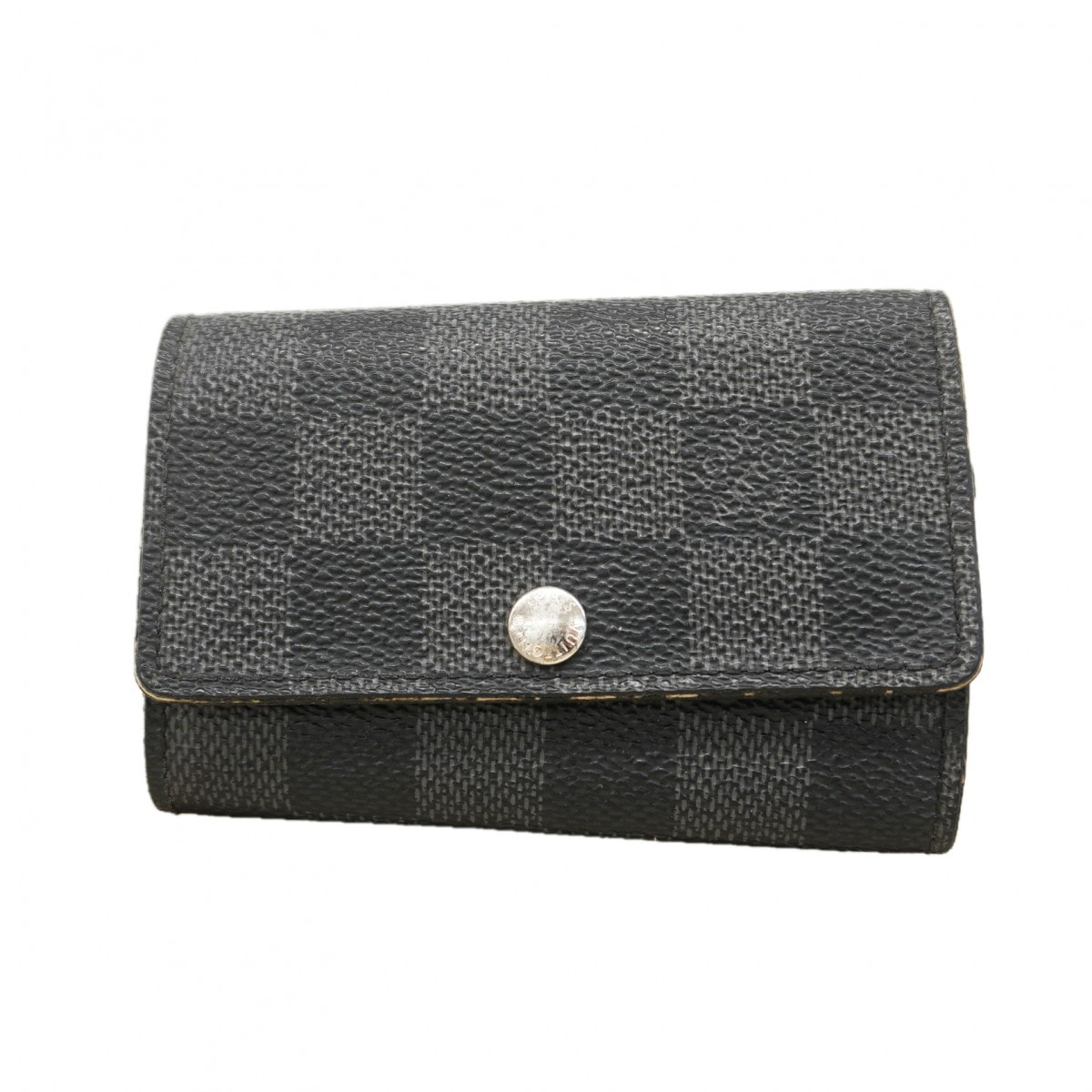 ★SALE【6eb1500】ルイヴィトン キーケース ダミエ・グラフィット ミュルティクレ6 N62662 ブラック グレー【中古】メンズ