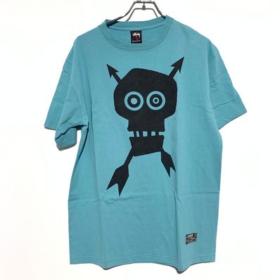 STUSSY×FUTURA SKULL ARROW TEE Teal