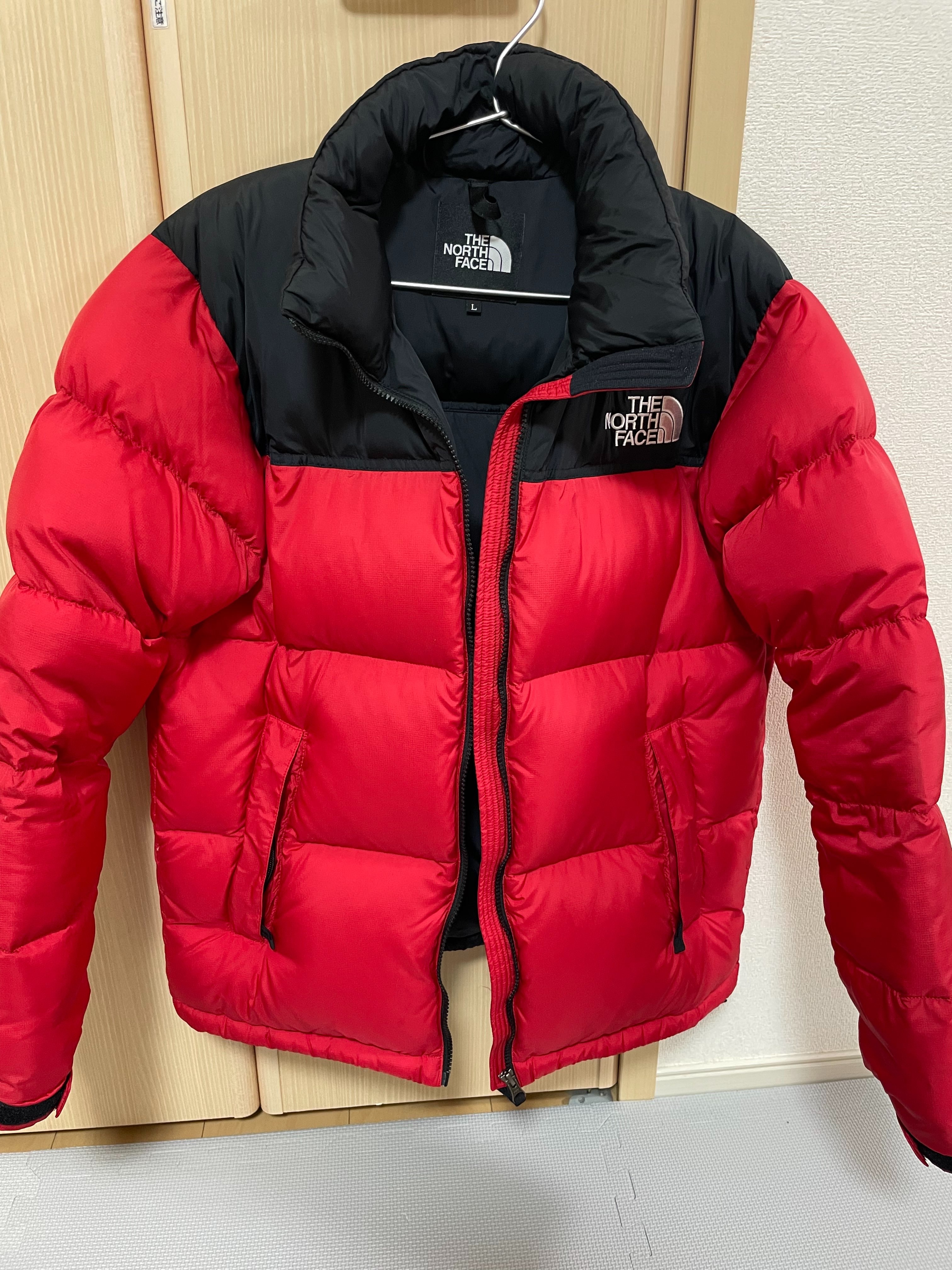 ザ ノースフェイス ヌプシ レッド