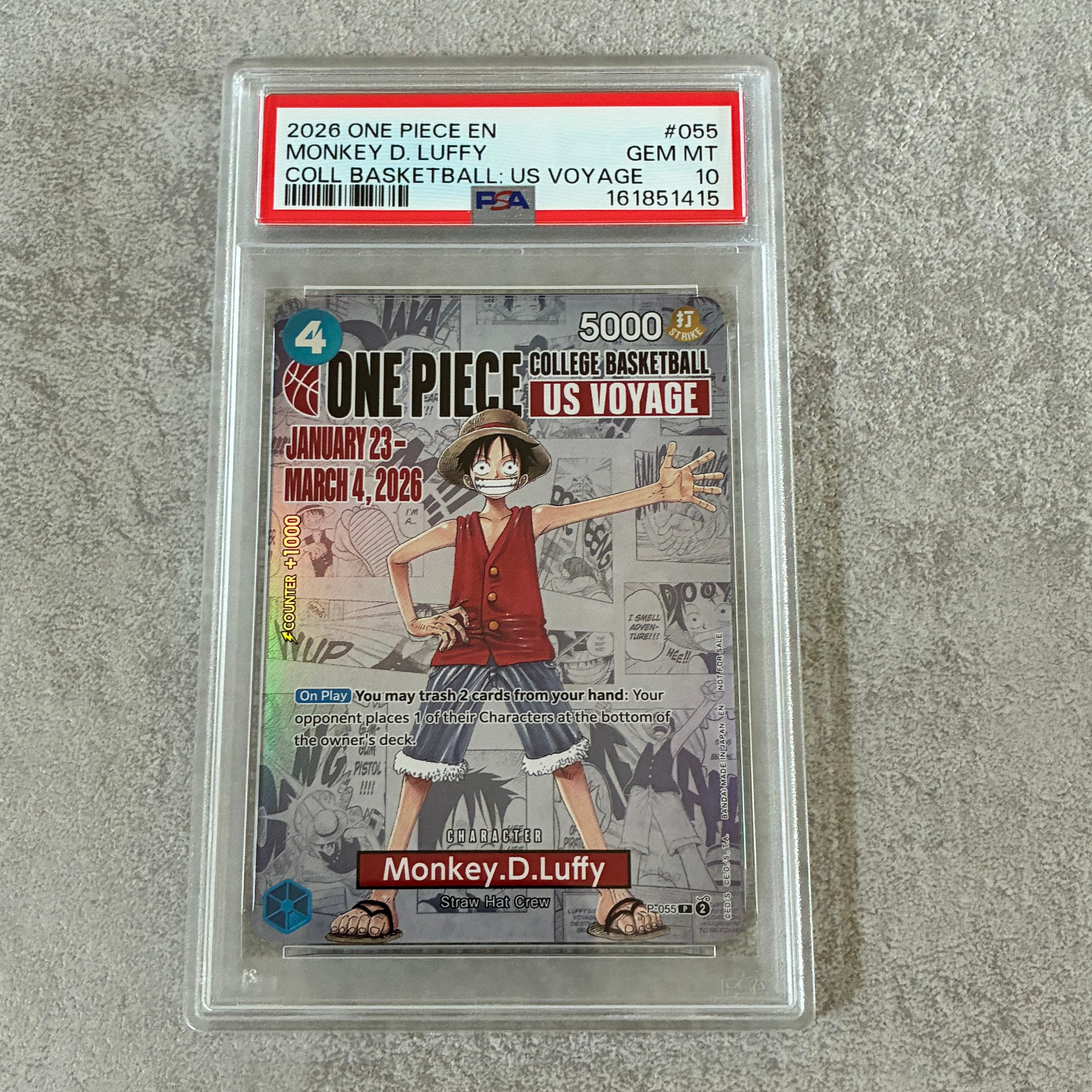 ワンピースカードゲーム モンキー・D・ルフィ P-061 5枚 アンコールパック モンキー・D・ルフィ P [P-061] (ONE PIECEカードゲーム アンコール