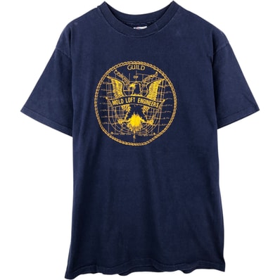 古着 80年代 ヘインズ Hanes BEEFY-T 青タグ プリントTシャツ USA製 メンズXL相当 ヴィンテージ/eaa639072