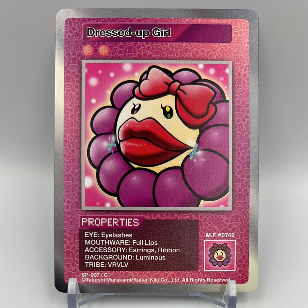 おめかしした女の子 C [SP-007]【英語版】(ムラカミフラワーズ「108フラワーズ」)