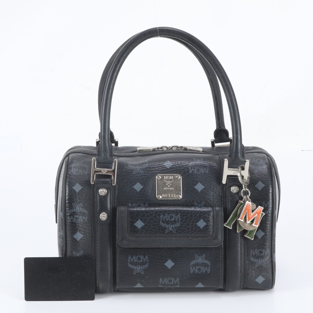 ■美品 MCM エムシーエム ヴィセトスミニ ボストンハンドバッグ