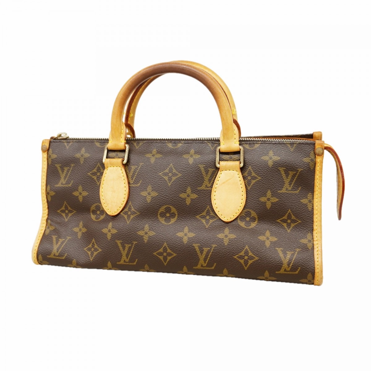 【6fb2967】ルイヴィトン ハンドバッグ モノグラム ポパンクール M40009  ブラウン【中古】レディース