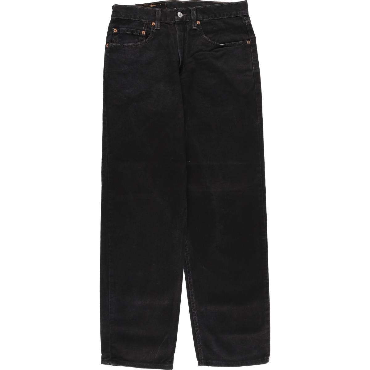 古着 リーバイス Levi's 550 RELAXED FIT ブラックデニム テーパードデニムパンツ USA製 メンズw31相当/evb033101