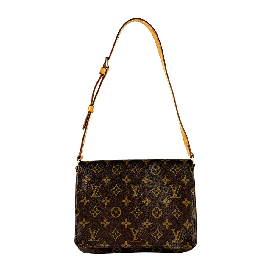 ルイ ヴィトン LOUIS VUITTON ショルダーバッグ モノグラム ミュゼット タンゴ ショート モノグラムキャンバス ブラウン レディース M51257【中古】 z10821