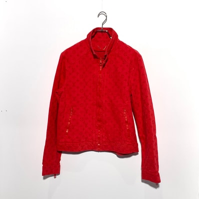 Louis Vuitton Monogram Soft Denim Jacket "Red"