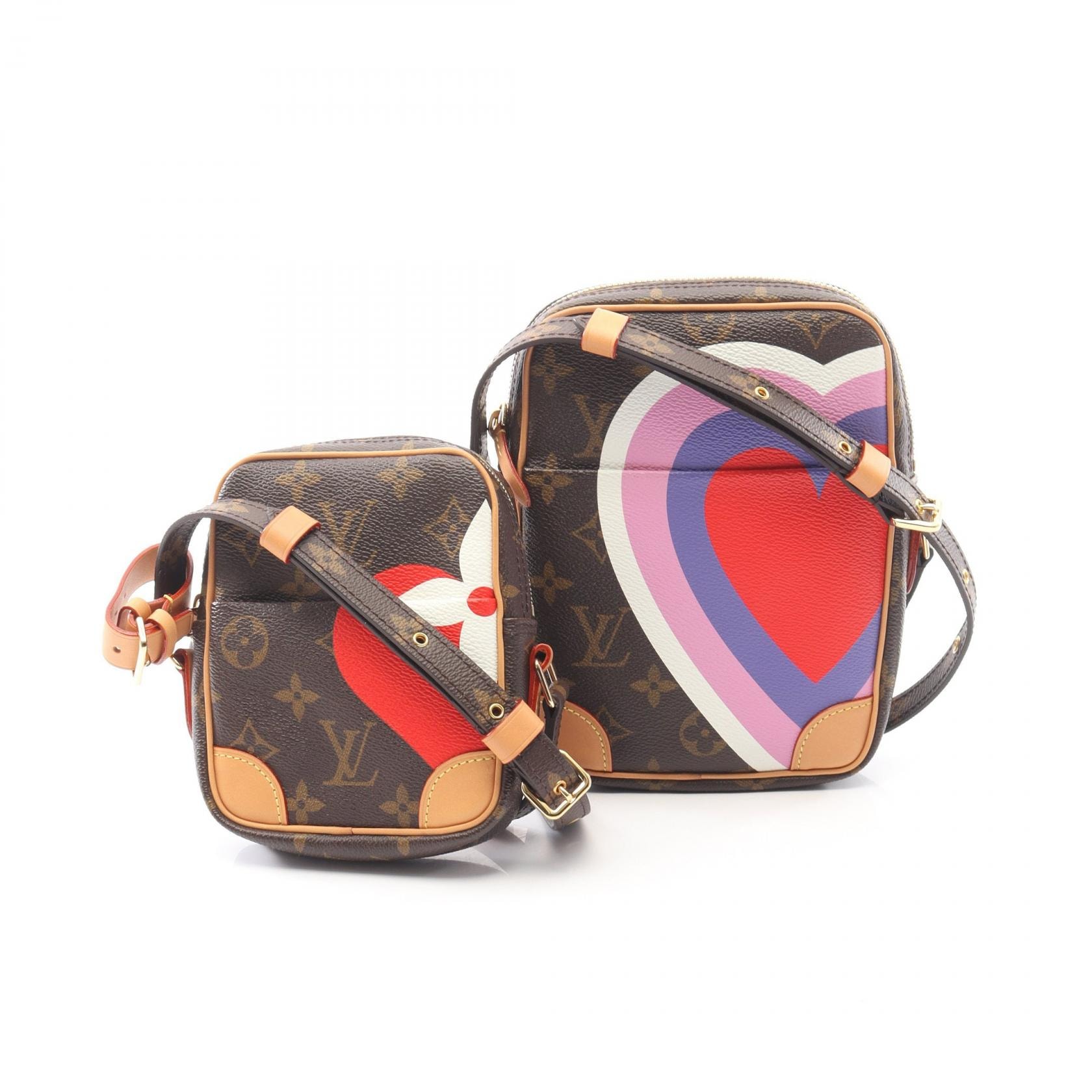 ルイ・ヴィトン LOUIS VUITTON パナム セット ゲーム オン モノグラム ショルダーバッグ バッグ PVCコーティングキャンバス レザー モノグラム レディース ブラウン系 / マルチカラー M57450 【中古】