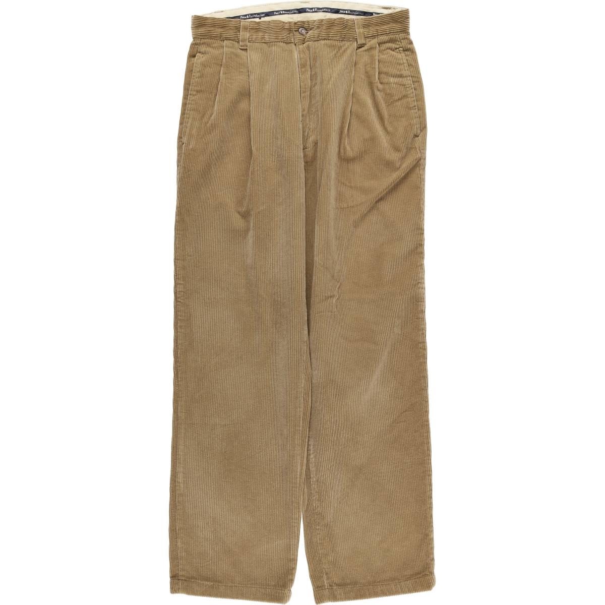 古着 ラルフローレン Ralph Lauren Polo Ralph Lauren ツータック コーデュロイパンツ メンズw30相当/eaa612650