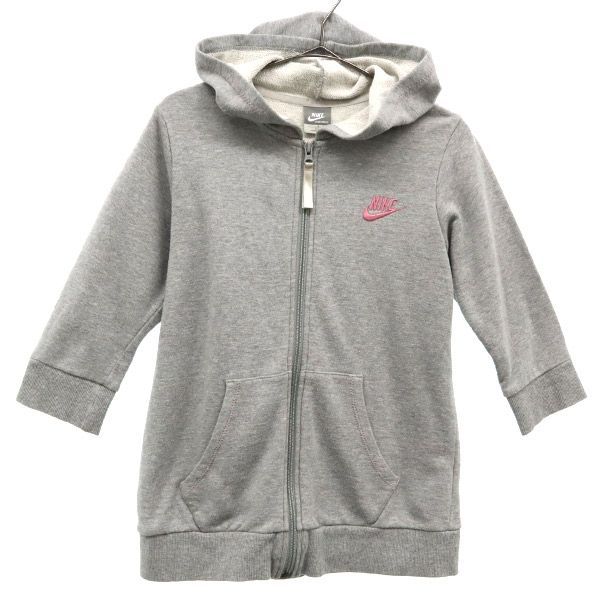 NIKE 7分袖 スウェット ジップパーカー