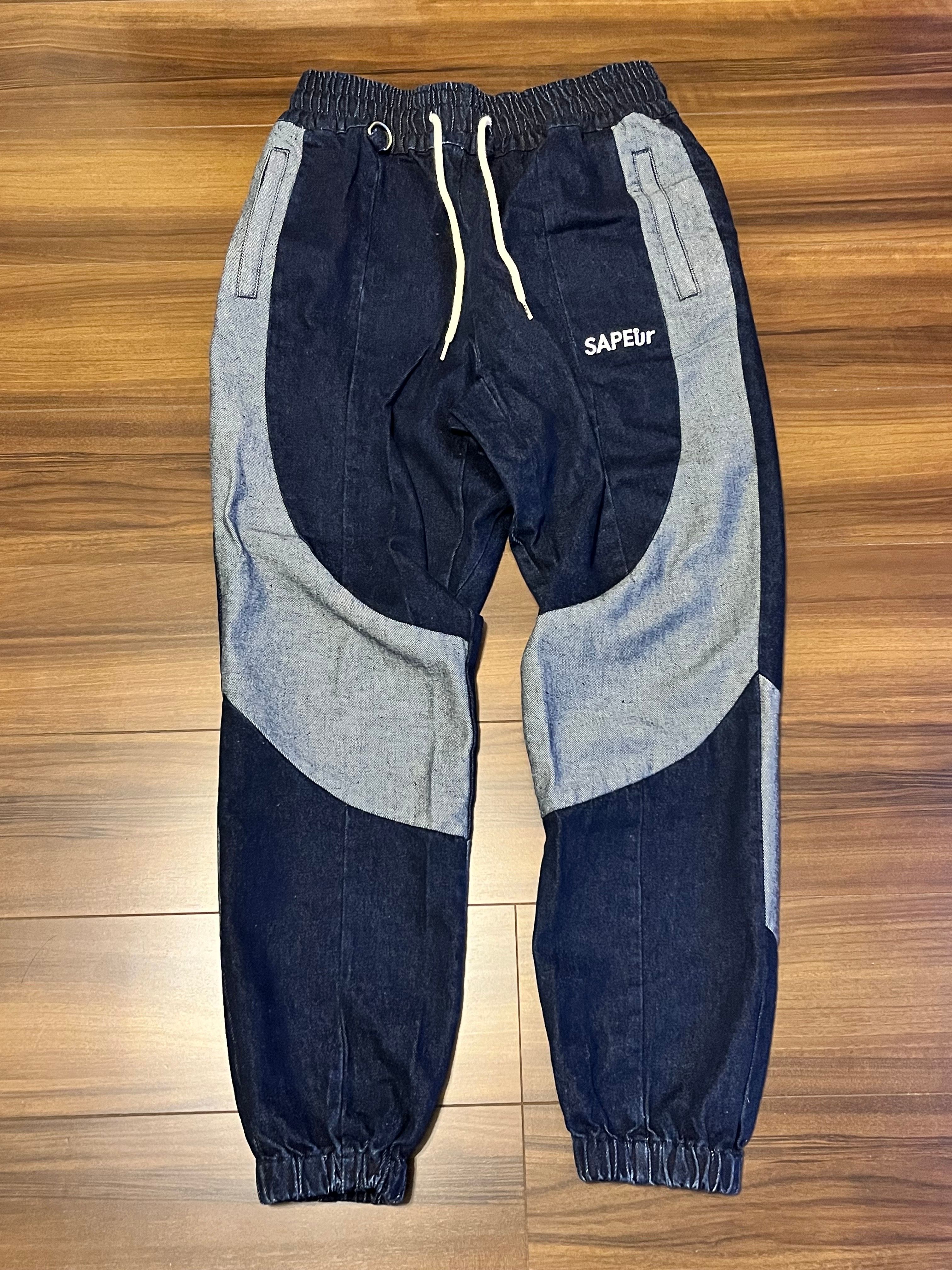 SAPEur DENIM TRACK PANTS "Indigo"
