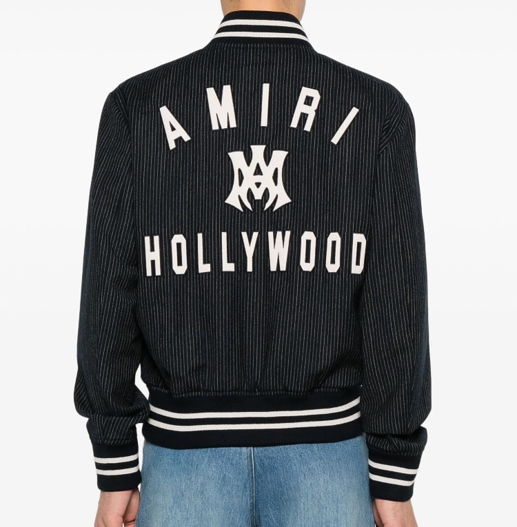 AMIRI アミリ MA HOLLYWOOD PNSTRIPE BOMBER Mサイズ