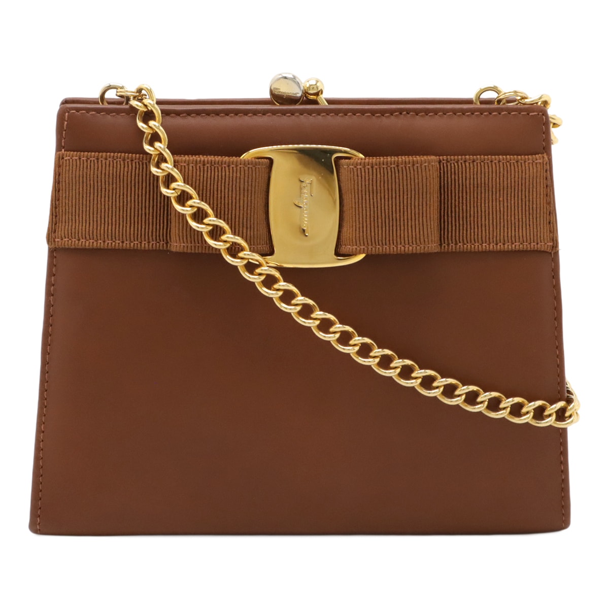 サルヴァトーレフェラガモ ヴァラショルダーバッグ レディース