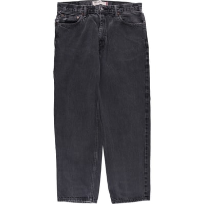 古着 リーバイス Levi's 550 RELAXED FIT ブラックデニム テーパードデニムパンツ メンズw34相当/eaa586932