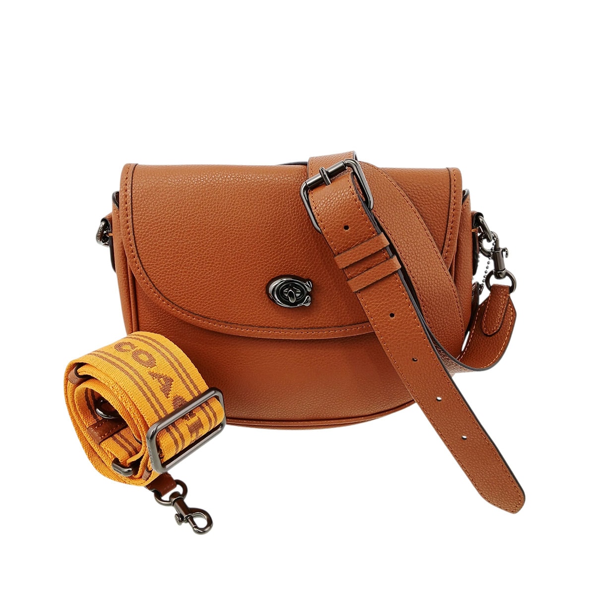C (やや傷や汚れあり)】COACH コーチ ウィロウ サドルバッグ