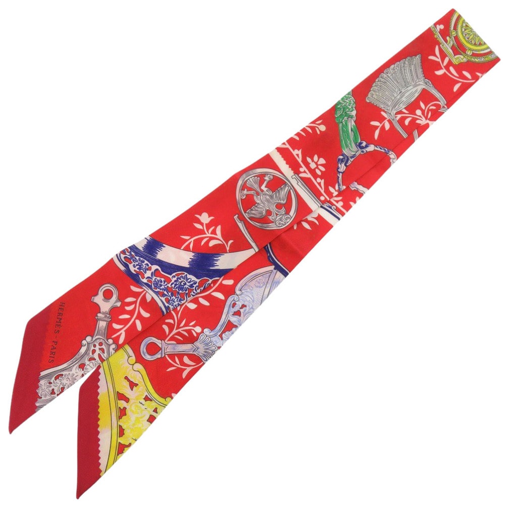 エルメス　ツイリー　2021ss 鎧リミックス エルメス ツイリー 鎧 リミックス リボンスカーフ ETRIERS REMIX