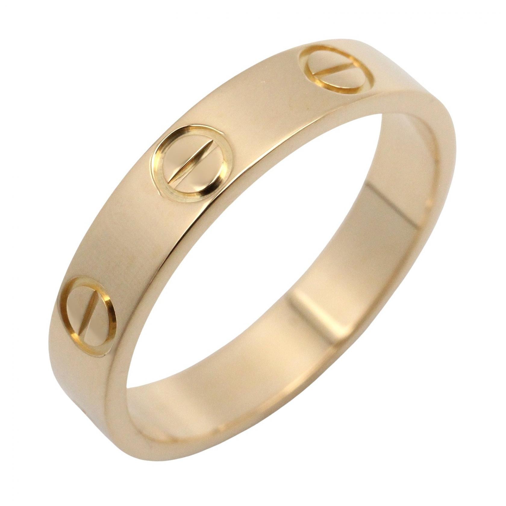 カルティエ CARTIER ミニラブリング リング・指輪 ジュエリー K18(イエローゴールド) メンズ レディース ゴールド系 B4085000 【中古】
