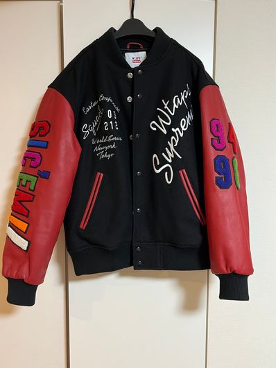 Supreme / WTAPS Varsity Jacket "Black"