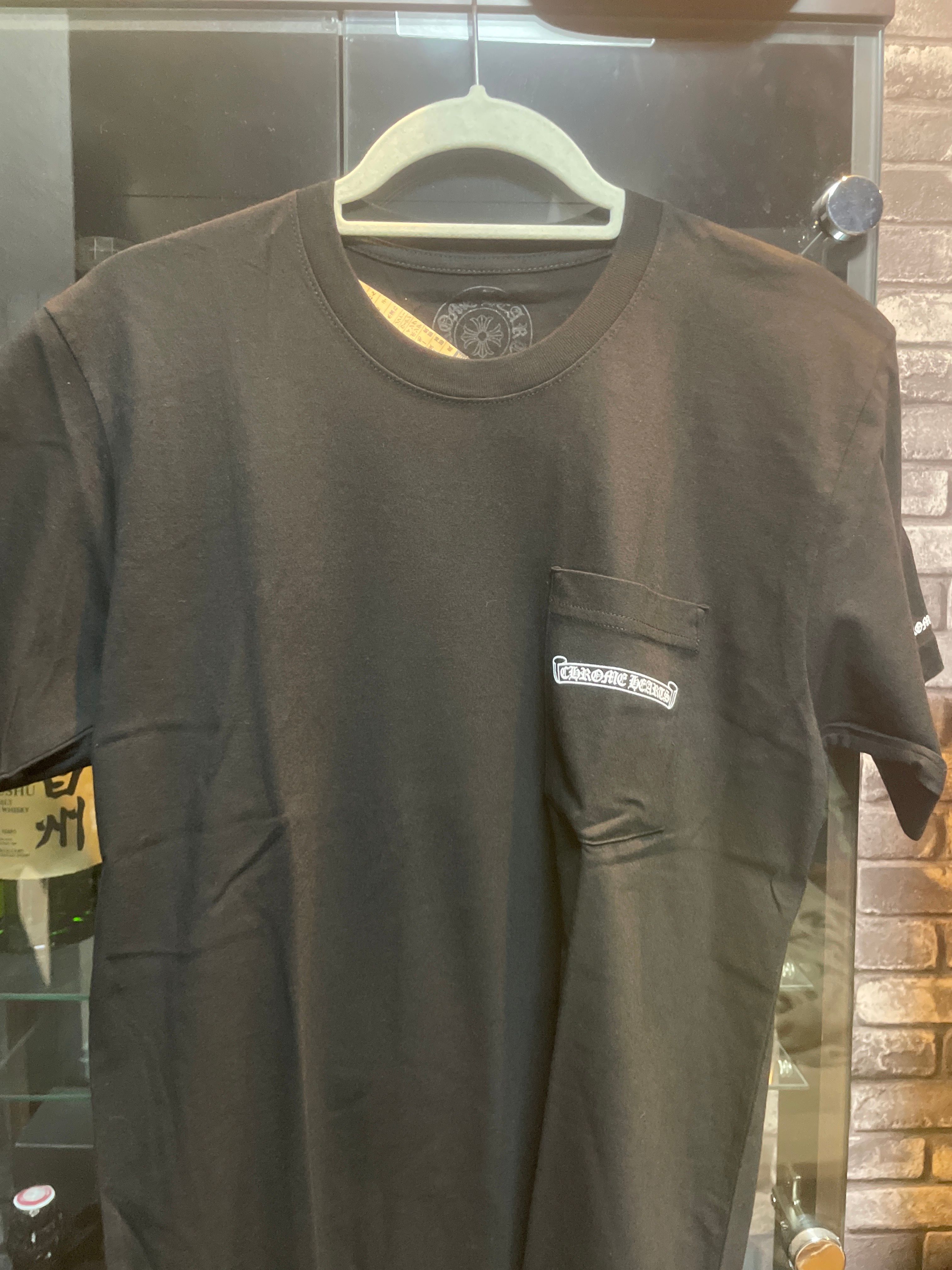 Chrome Hearts Scroll Label Print T-Shirt "Black"