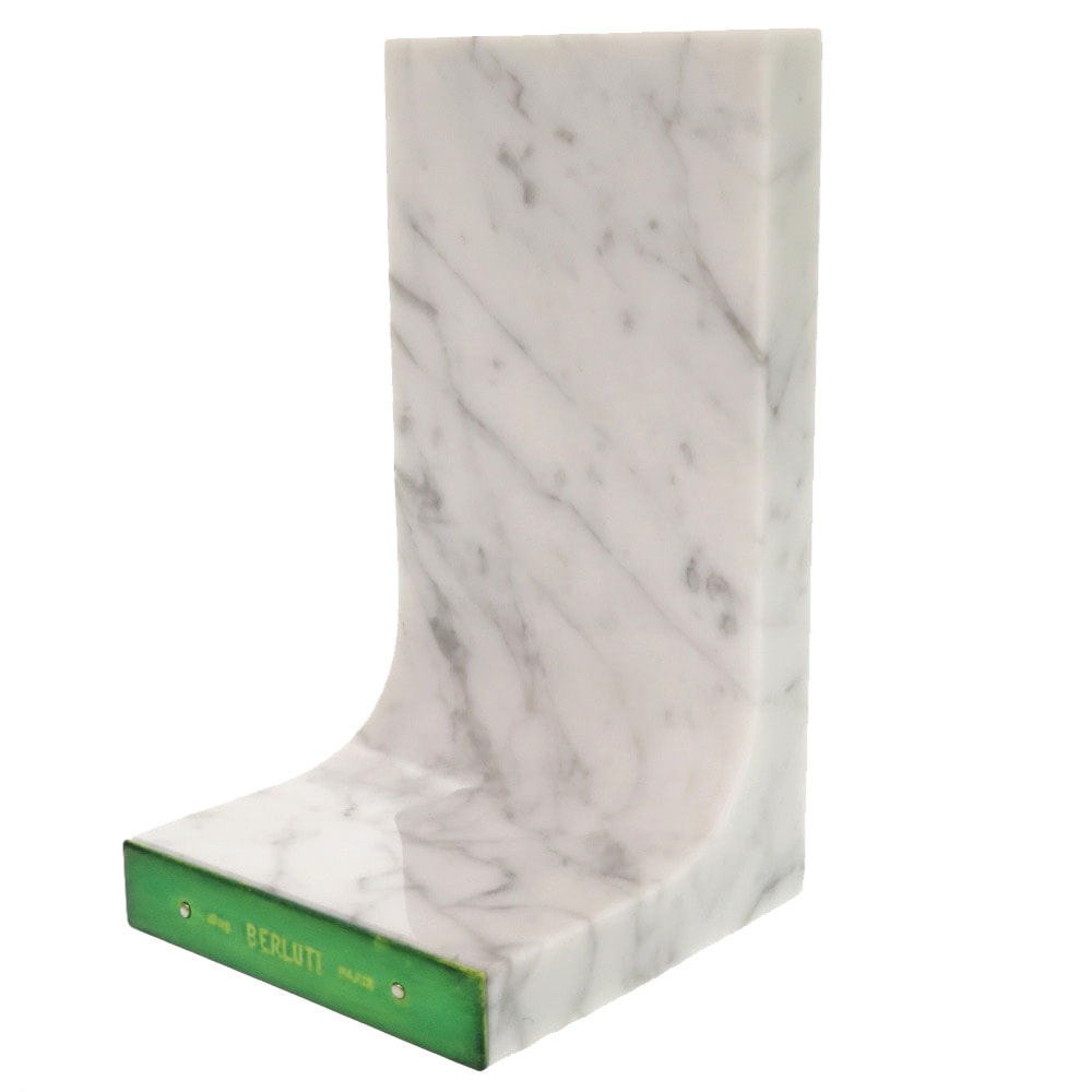 ベルルッティ  ブックエンド   天然石  ホワイト   その他小