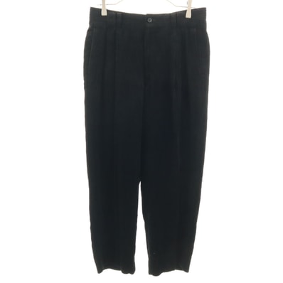 LANVIN ランバン 90s オールド コーデュロイパンツ 79 ブラック