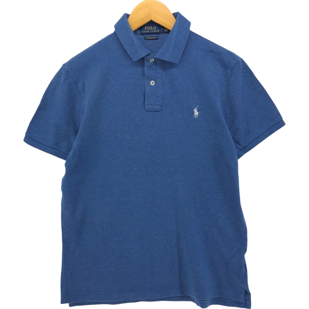 古着 ラルフローレン Ralph Lauren POLO RALPH LAUREN CUSTOM SLIM FIT 半袖 ポロシャツ メンズM相当/eaa551577