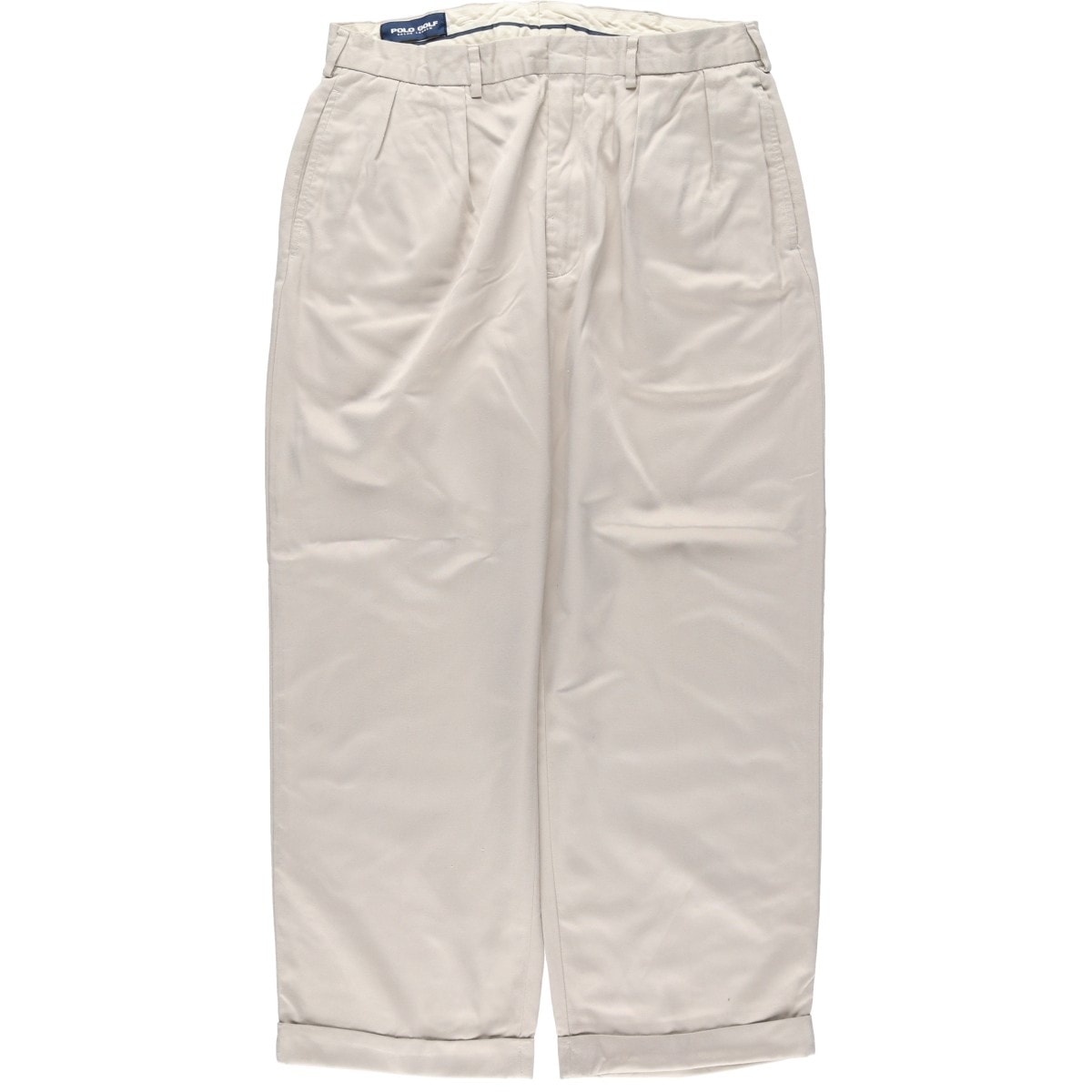 古着 ラルフローレン Ralph Lauren POLO GOLF ポロゴルフ ツータック スラックスパンツ メンズw34相当/eaa597275