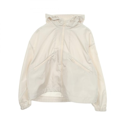 モンクレール MONCLER MARMACE フーデッドブルゾン 衣料品 アウター ポリエステル レディース ホワイト系 【中古】