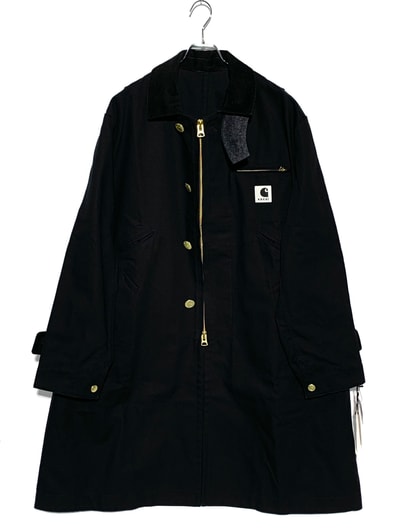 sacai x Carhartt WIP Duck Coat "Black"