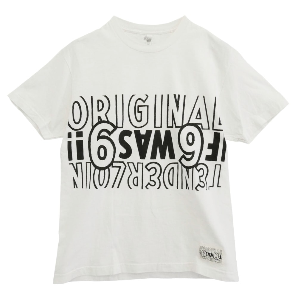 TENDERLOIN テンダーロイン Ｔシャツ 22SS TEE 3A ロゴ 半袖 Tシャツ ホワイト ホワイト系 L【中古】