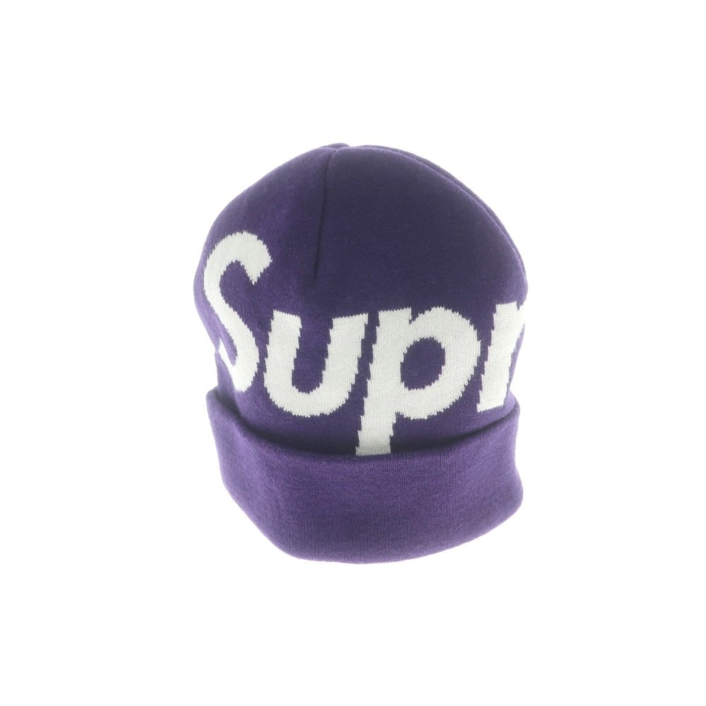 【中古】シュプリーム Supreme 2025年秋冬 Big Logo Beanie ニットキャップ パープル【メンズ】