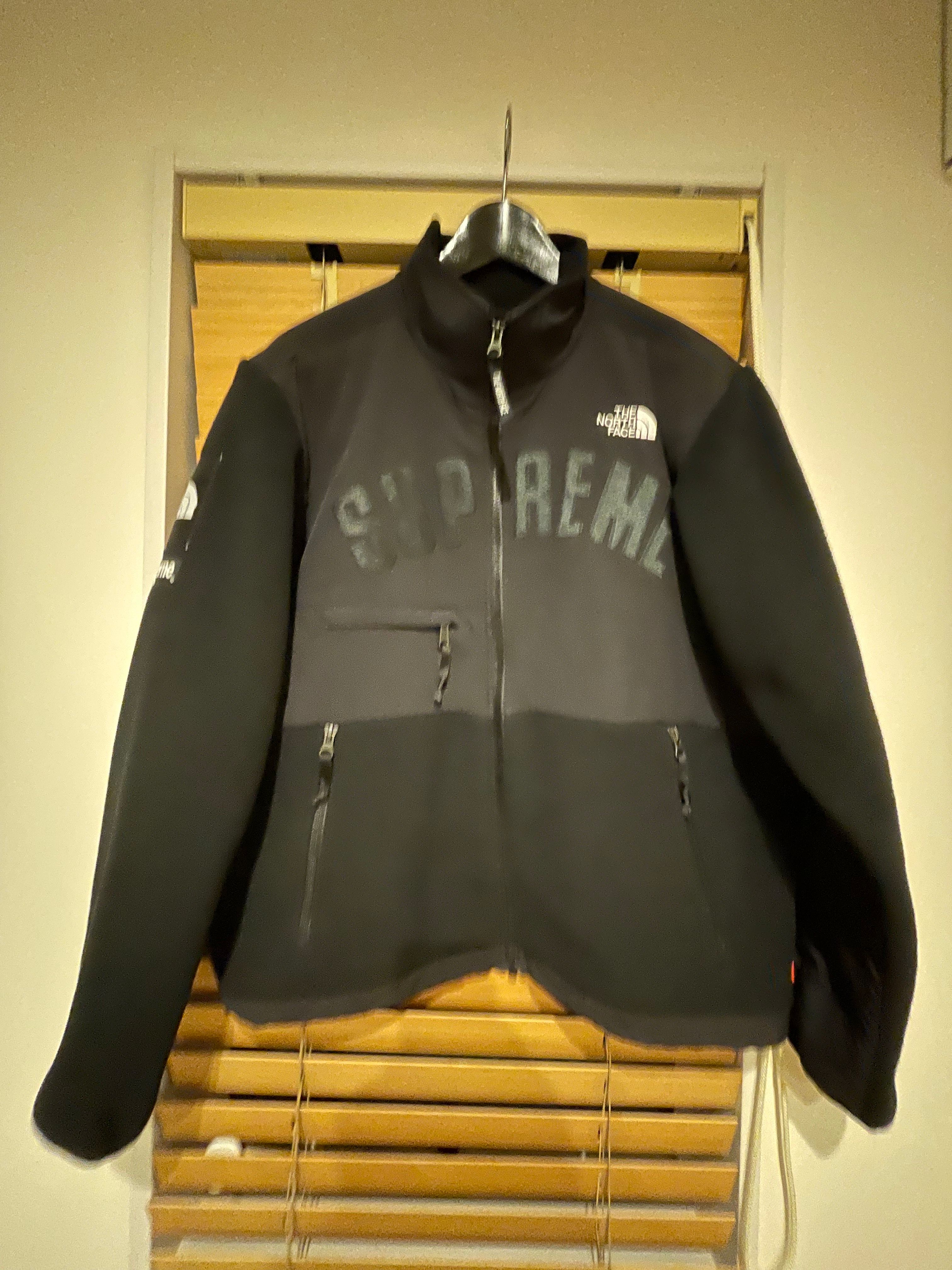 Supreme x The North Face Arc Logo Denali Fleece Jacket "Black"