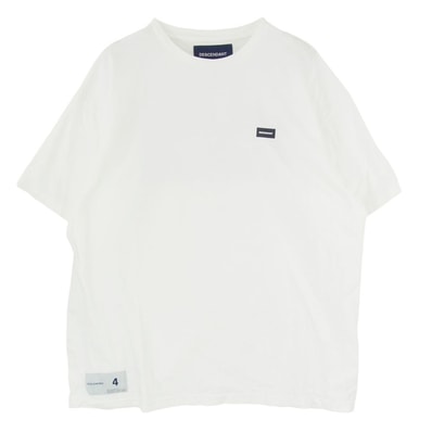 DESCENDANT ディセンダント 19SS 191TNDS-CSM01S BOX CREW NECK SS ボックス ロゴ クルーネック 半袖 Tシャツ ホワイト系 4【中古】