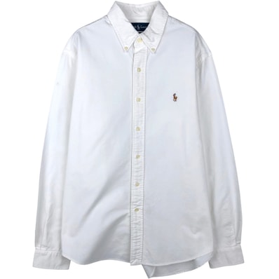 古着 ラルフローレン Ralph Lauren CUSTOM FIT 長袖 ボタンダウンシャツ メンズL相当/eaa641781
