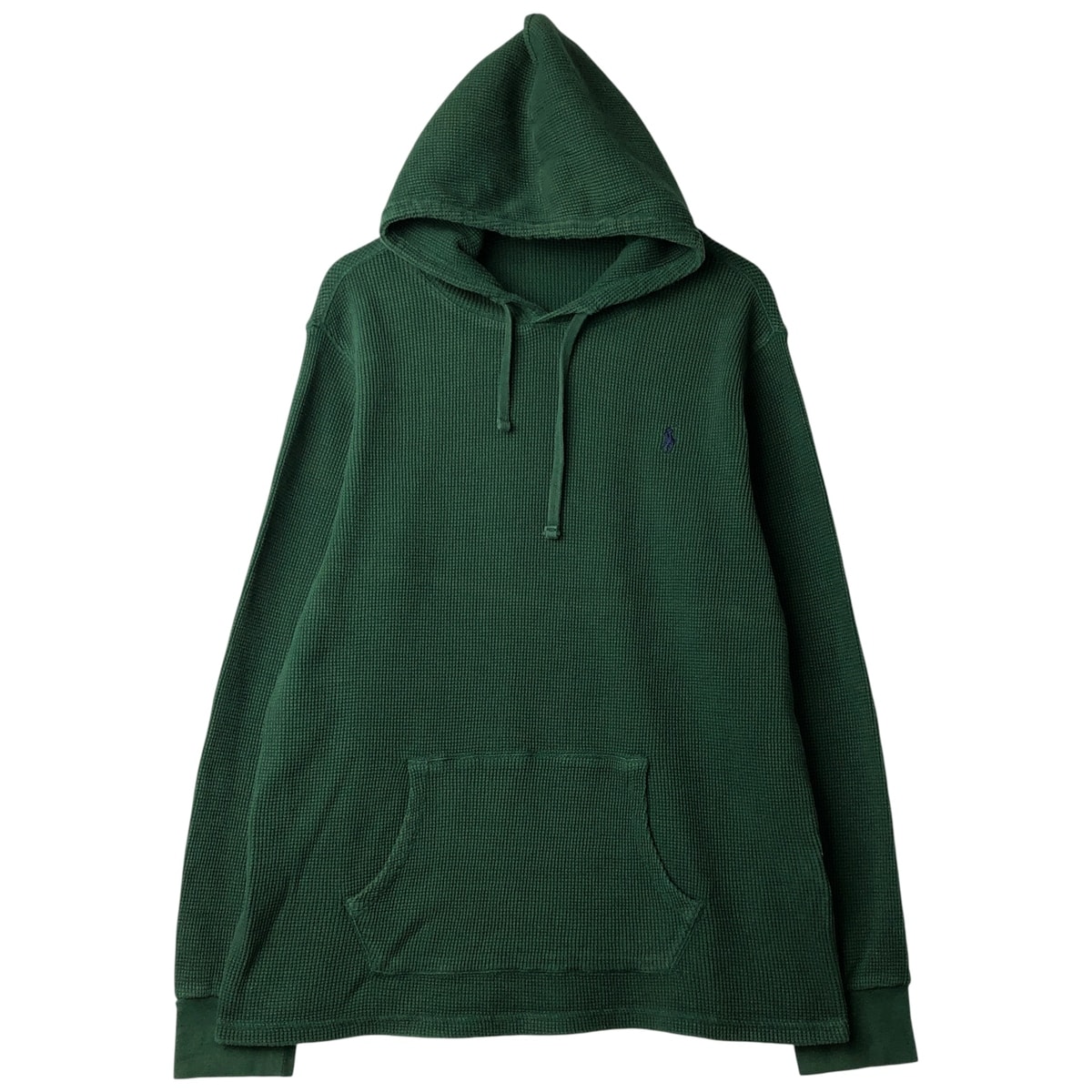 古着 ラルフローレン Ralph Lauren POLO RALPH LAUREN フード付き サーマルロンT ワッフル メンズXL相当/eaa611323