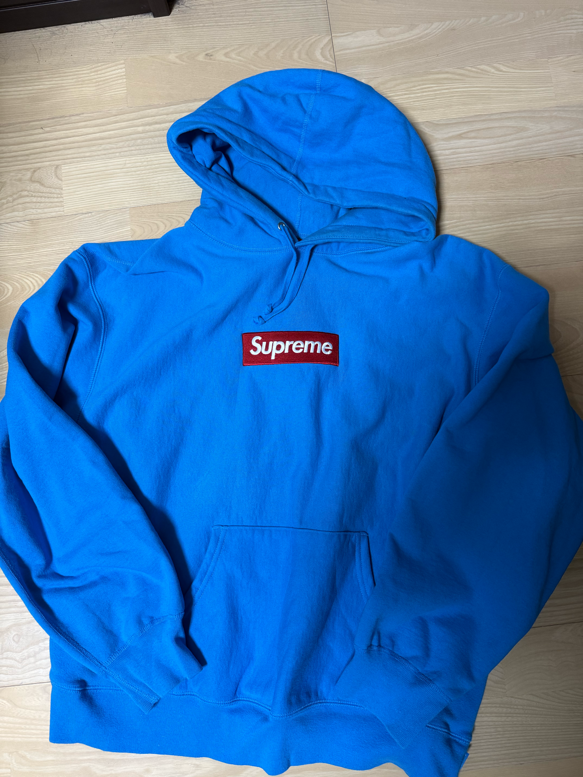 Supreme Box Logo Hooded Sweatshirt (25FW) "Cyan"