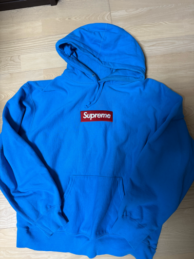 Supreme Box Logo Hooded Sweatshirt (25FW) "Cyan"