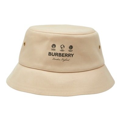 バーバリー バケットハット サイズ:XL ベージュ コットン メンズ BURBERRY 【中古】